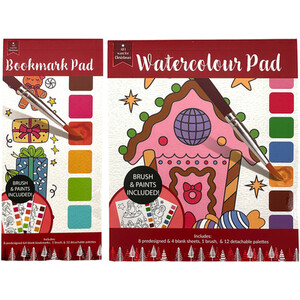 Watercolour Pad and Bookmark Pad Kit