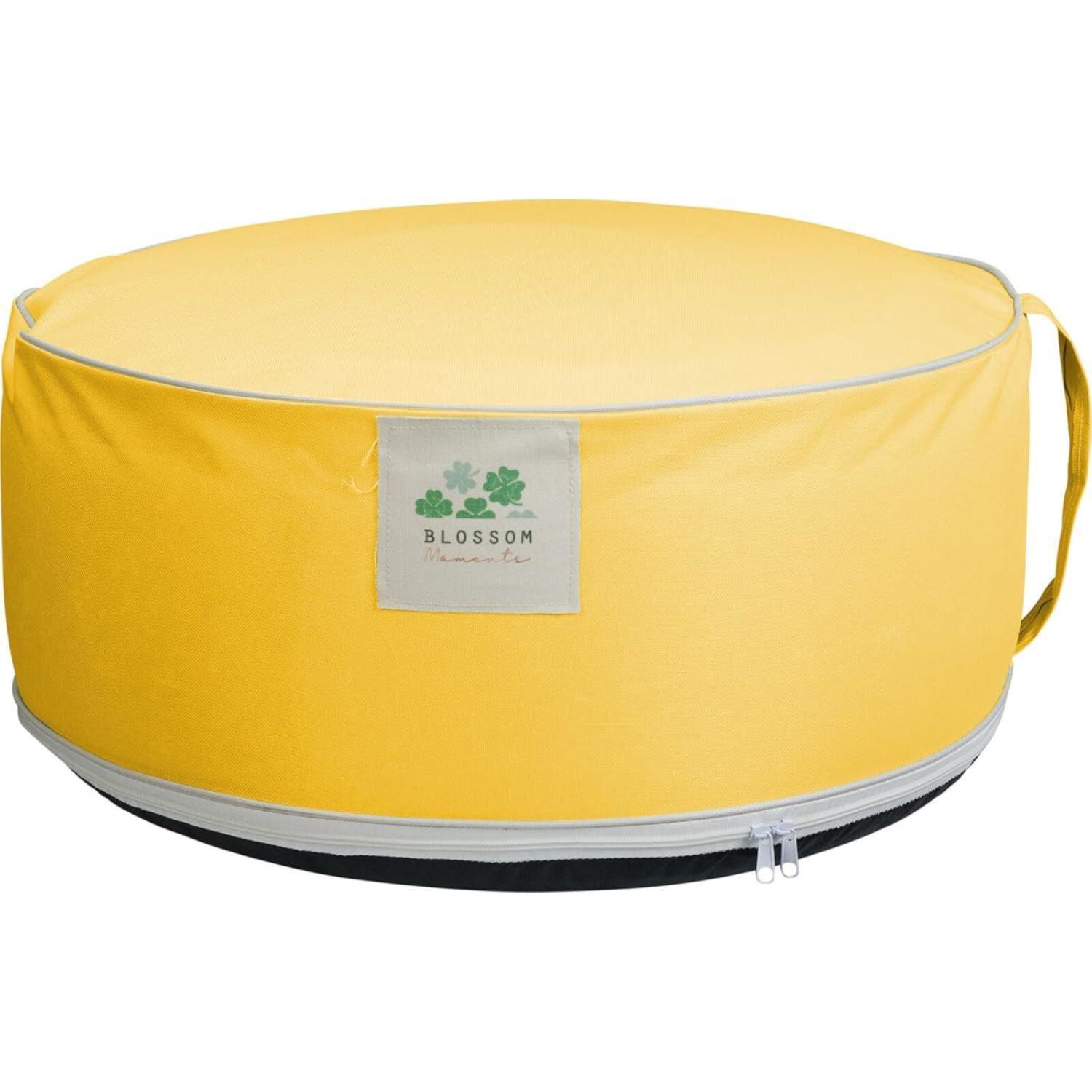 Idooka Yellow Inflatable Pouffe ¿ Camping Outdoor Seat - Yellow