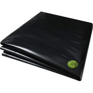 Pegdev 17m x 4m 250G Black Polythene Sheeting 62.5MU