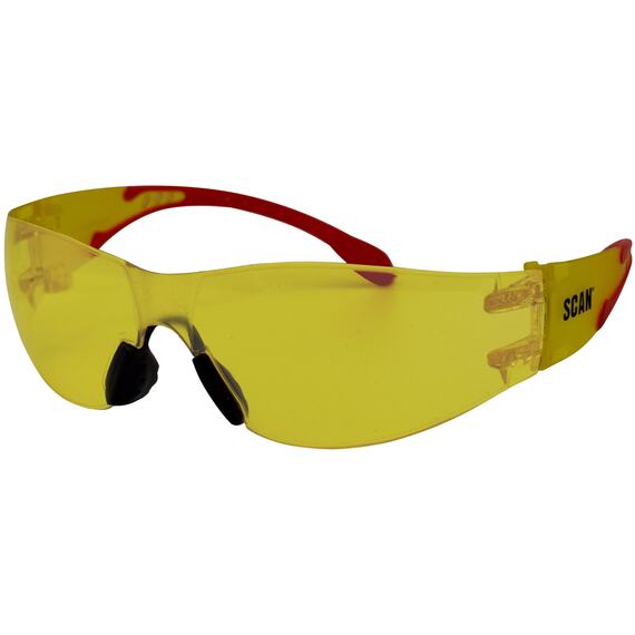 Scan smoke safety goggles with anti-fog, anti-scratch polycarbonate lens.