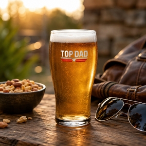 Top Gun Top Dad Pint Glass
