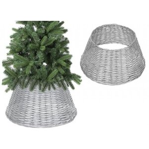 Silver Willow Christmas Tree Skirt