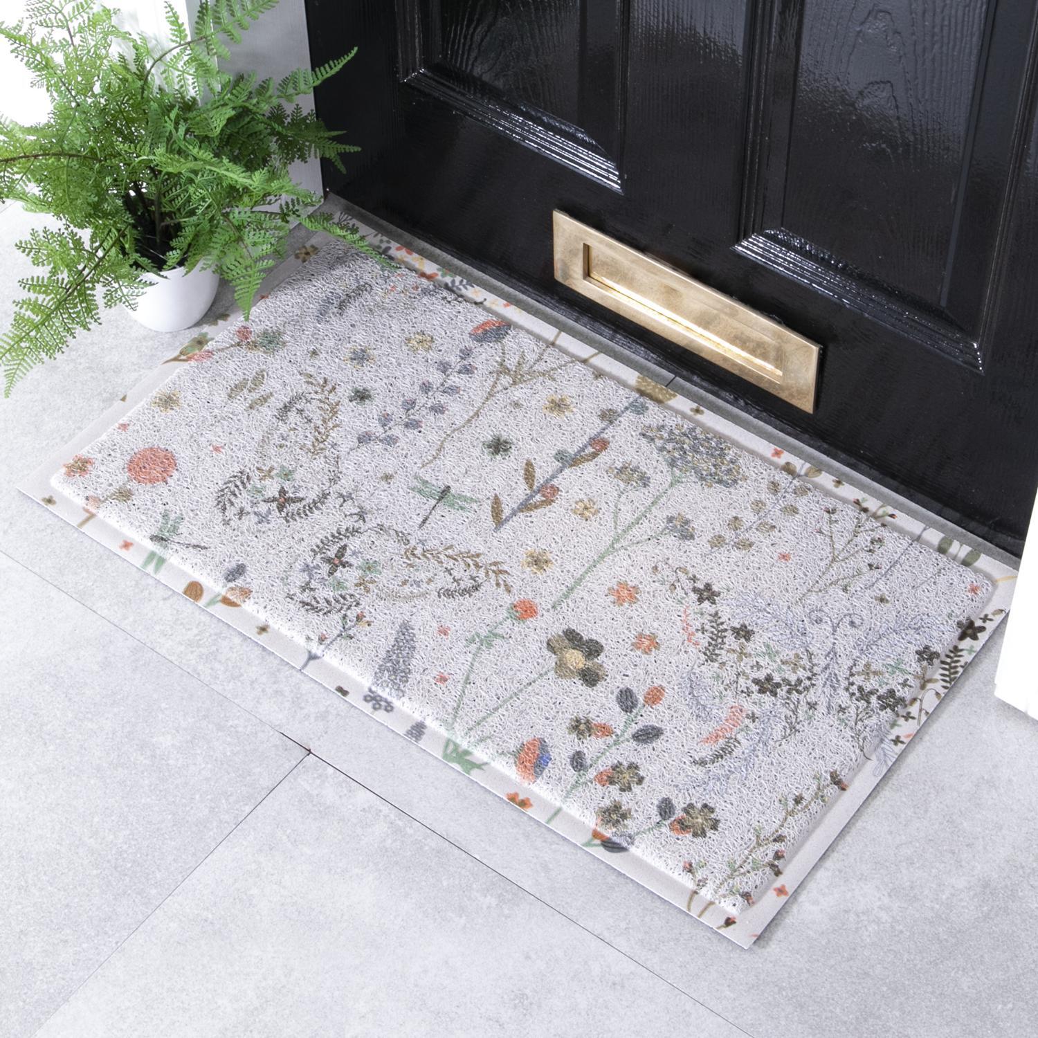 Artsy Doormats Butterfly Floral Doormat Extra Large - Image 2