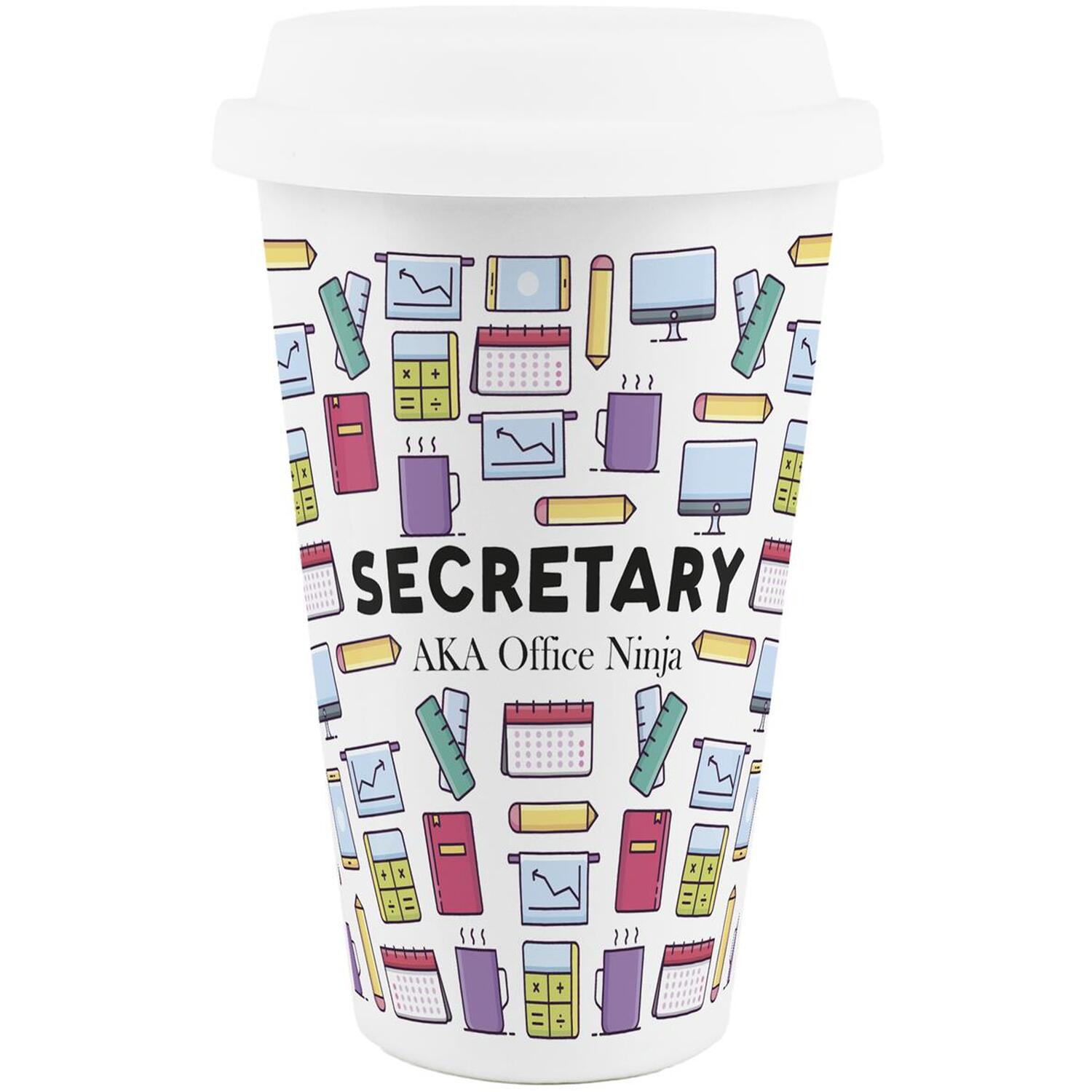 Image of Novelty Secretary Ceramic Travel Mug -&hellip;