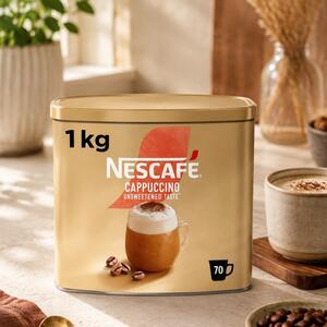 Nescafe Gold Unsweetened Cappuccino Instant Coffee 1kg Tin