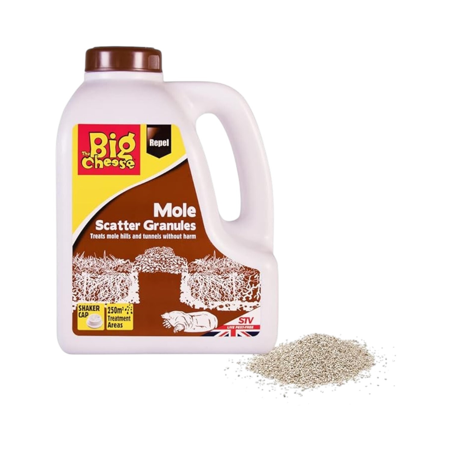 Stv The Big Cheese Mole Repellent Granules 2.5Kg - Image 2