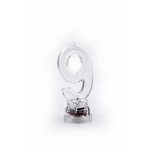 Shatchi flashing colour-changing number 9 candle with 4 candles.