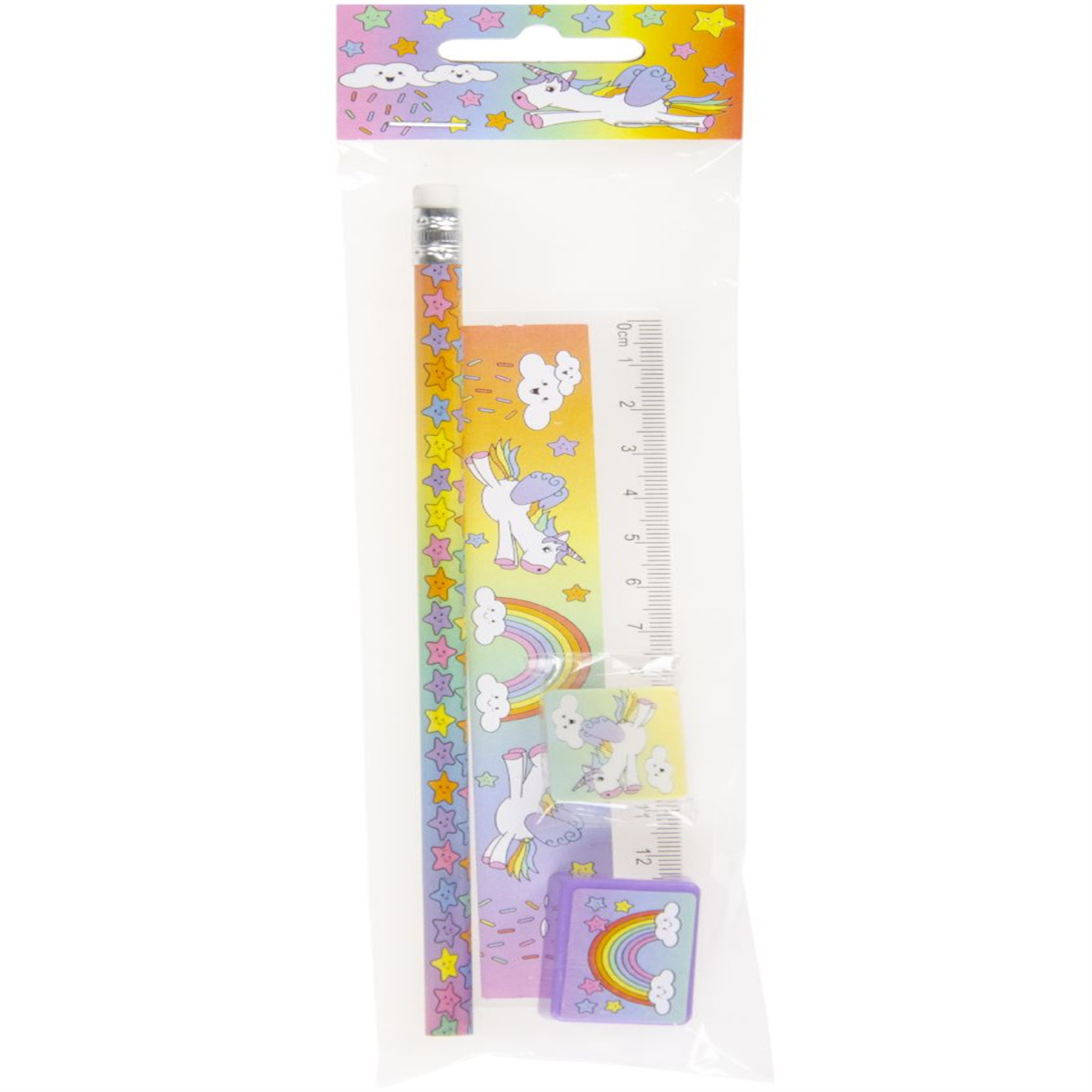 Lg-Imports Unicorn Stationery Set - White