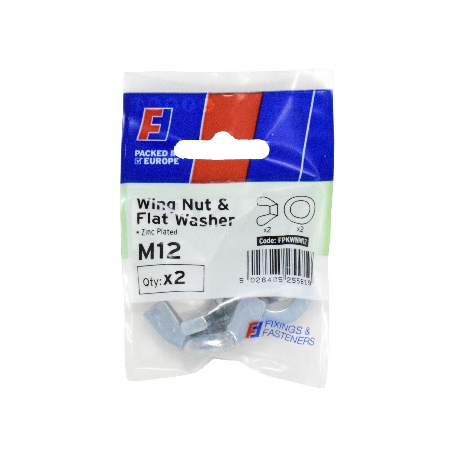 Forgefix Nwing Nut & Washer - Multi Colour