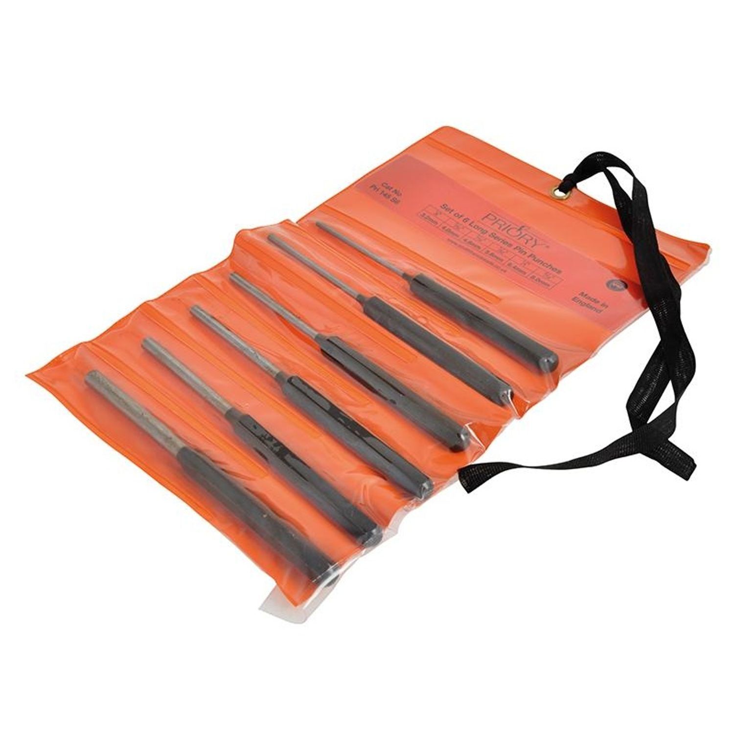 Priory 145 Series Long Series Pin Punches A - Multi Colour