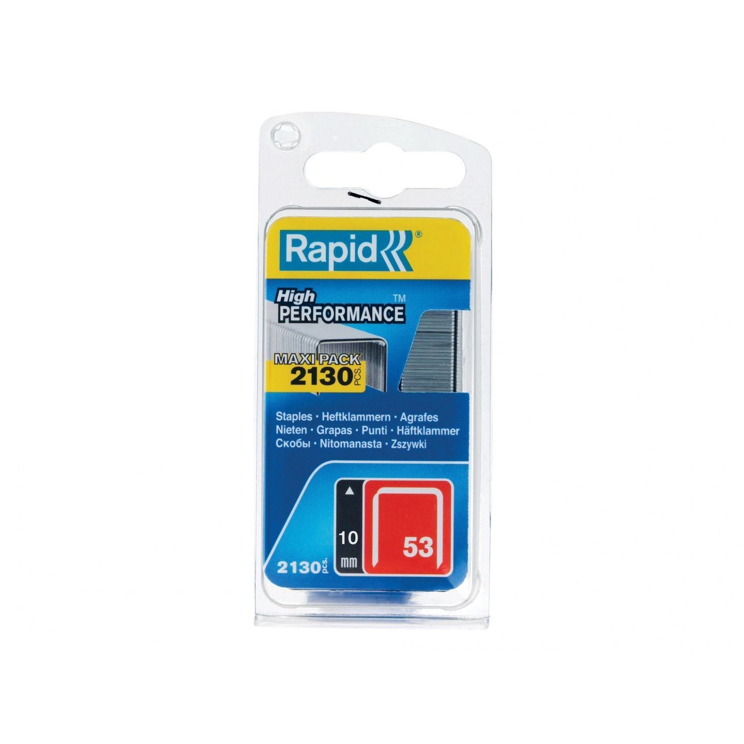 Rapid 53 Series Galvanised Staples C - Galvanised