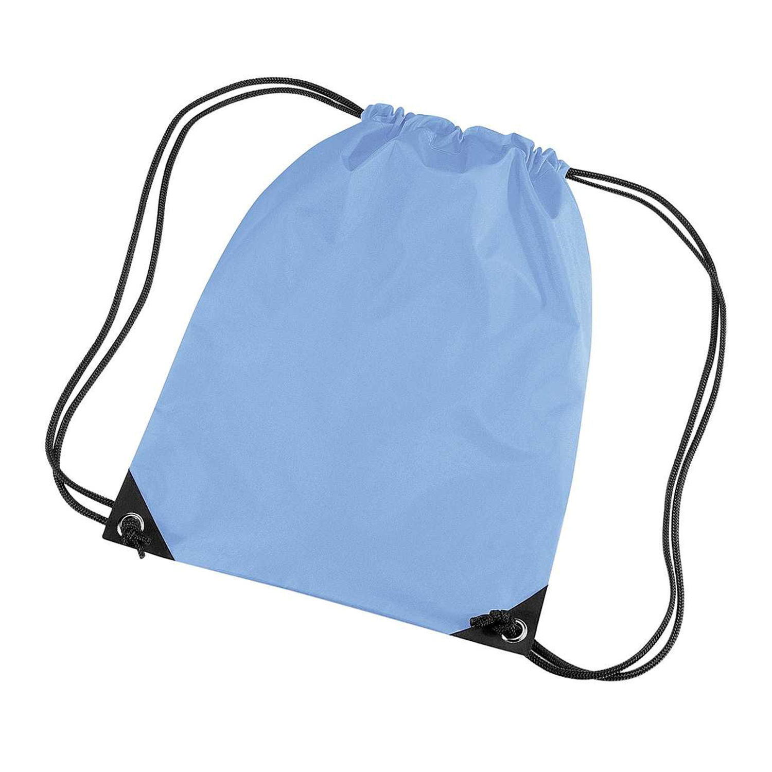 Bagbase Premium Gymsac Water Resistant Bag (11 Litres) (Pack Of 2) H - Surf Blue
