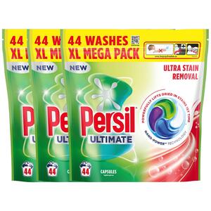 Persil Ultimate Laundry Capsules Ultra Stain Removal pods 132 Washes, 3 Pack