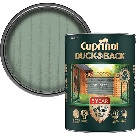 Cuprinol 5 Year Ducksback Delicate Pine 5L.