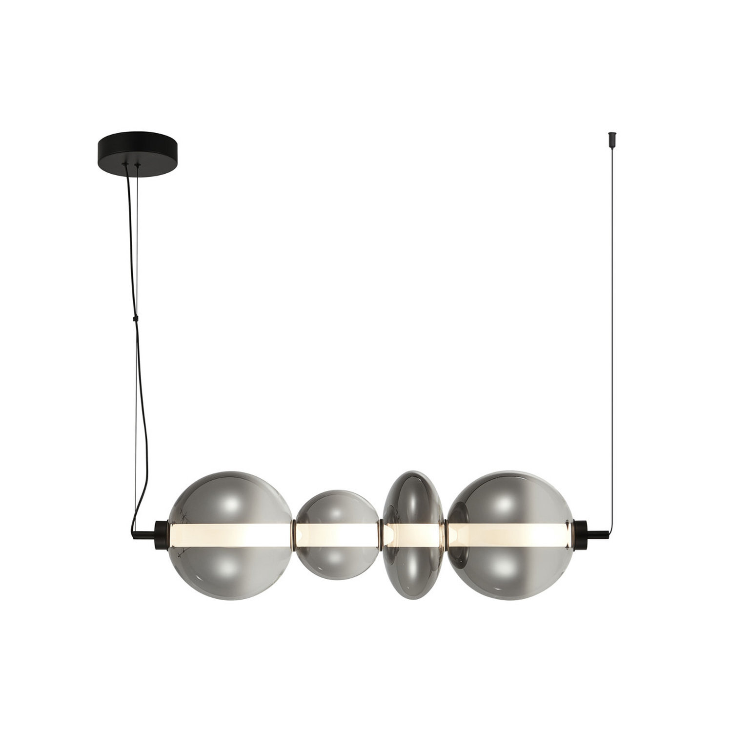 Italux Lighting Sonte Pendant Light Black - Black
