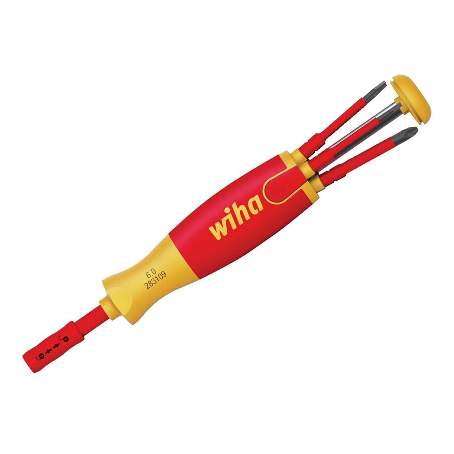 Wiha Electric Liftup Bit Magazine Tx Screwdriver Set, 6 Piece