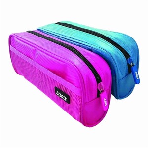 U Shaped Fabric Pencil Case - Blue / 21 x 10 x 6cm