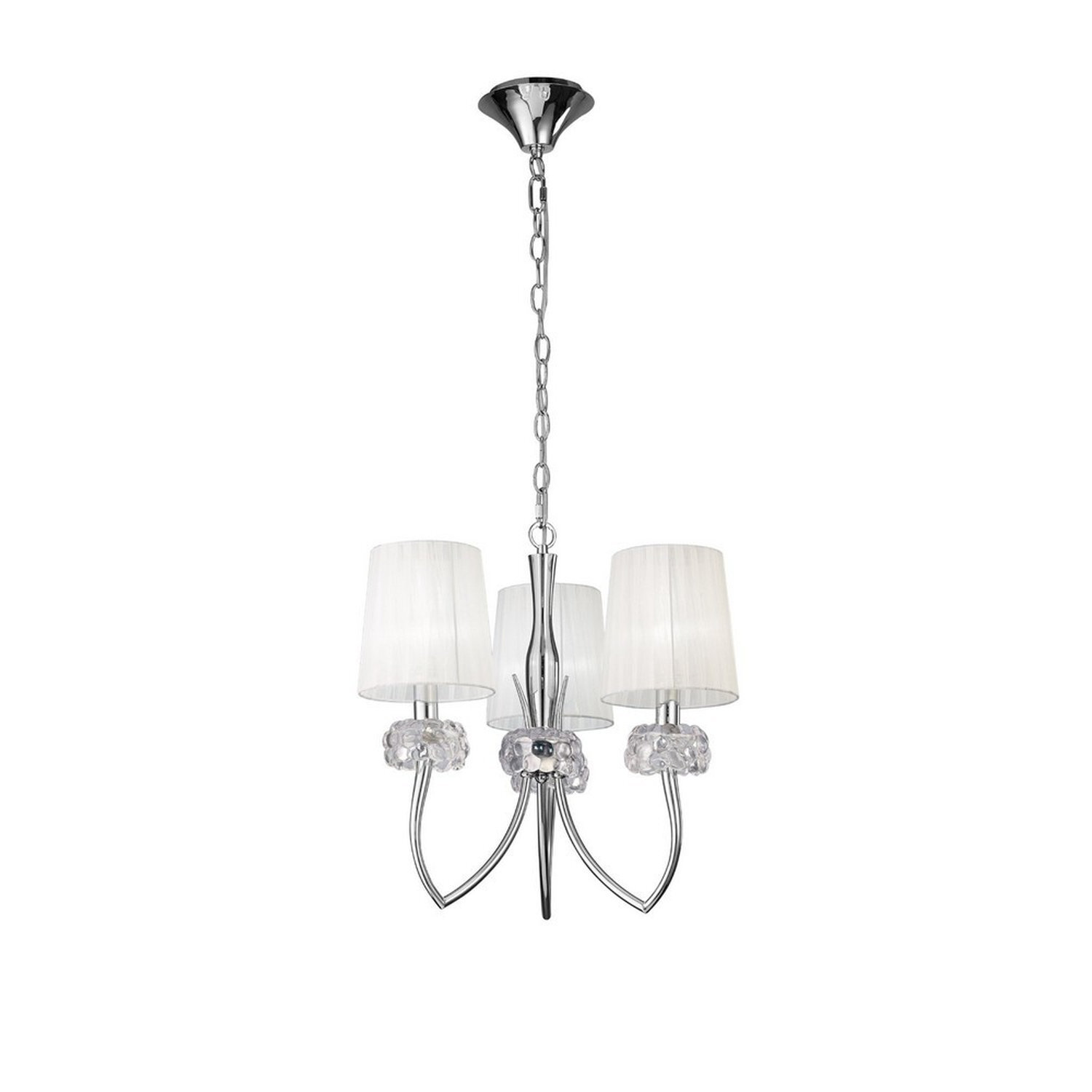 Inspired Lighting Loewe Pendant Light Chrome