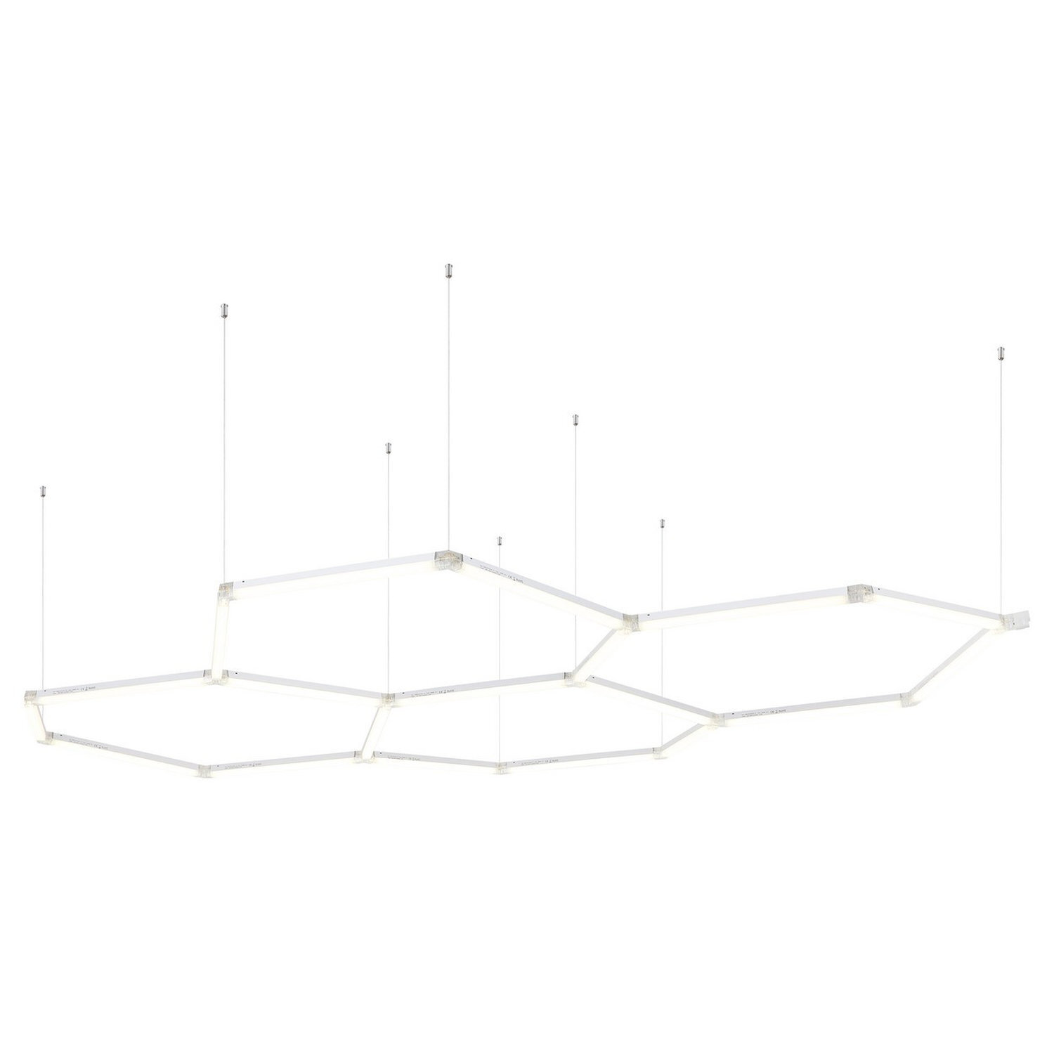 Globo Lighting Honeycomb Pendant Light White