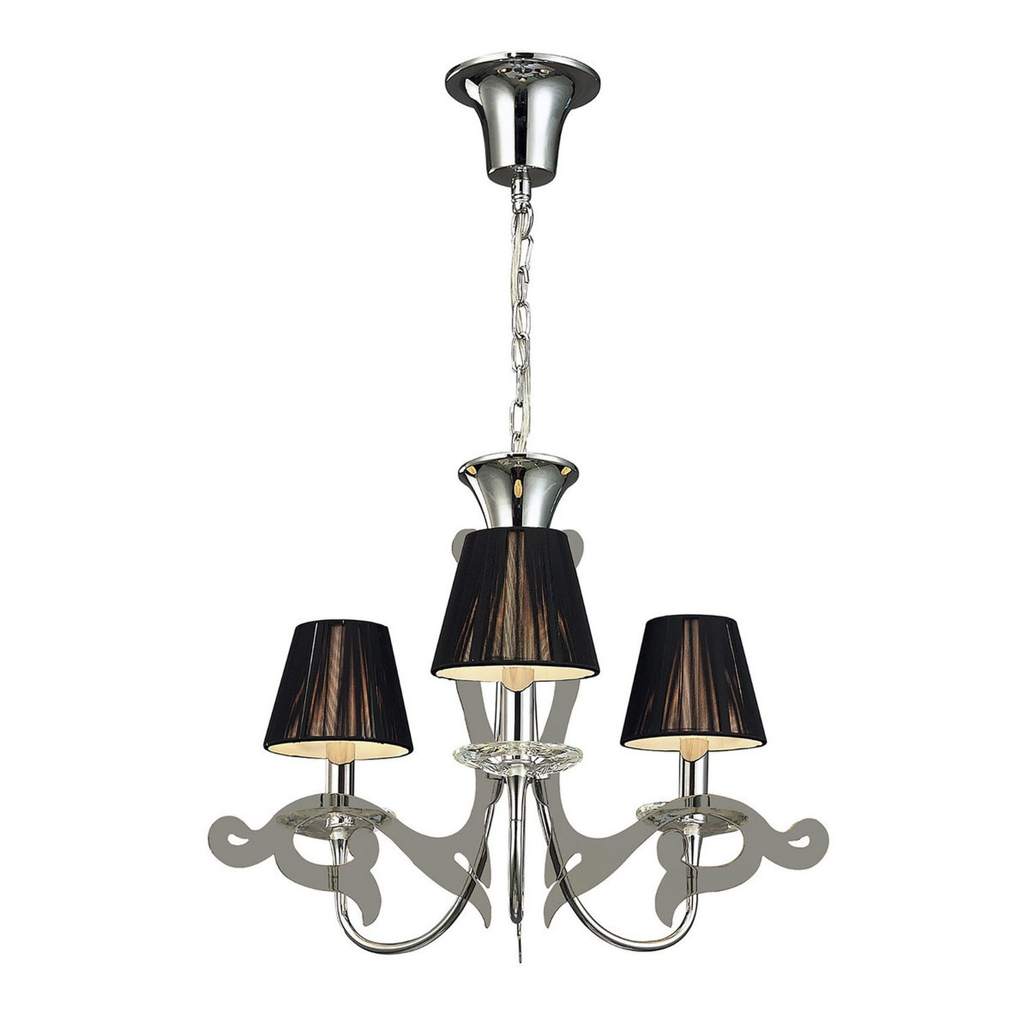 Inspired Lighting Acanto Chandelier Chrome