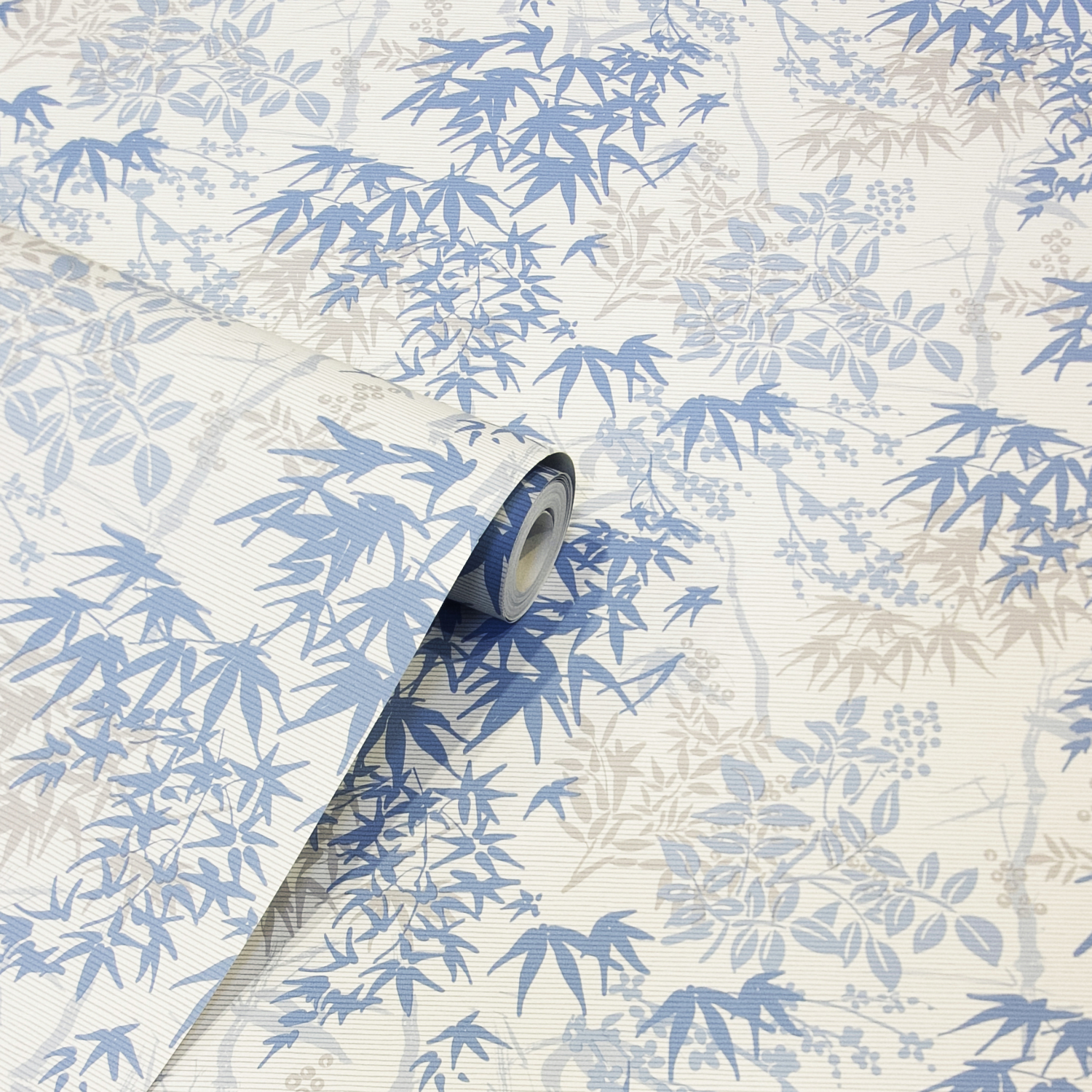 Orient Tree Wallpaper - Blue and Grey - Watercolour Style - Arthouse - 10.05m Roll - Image 9