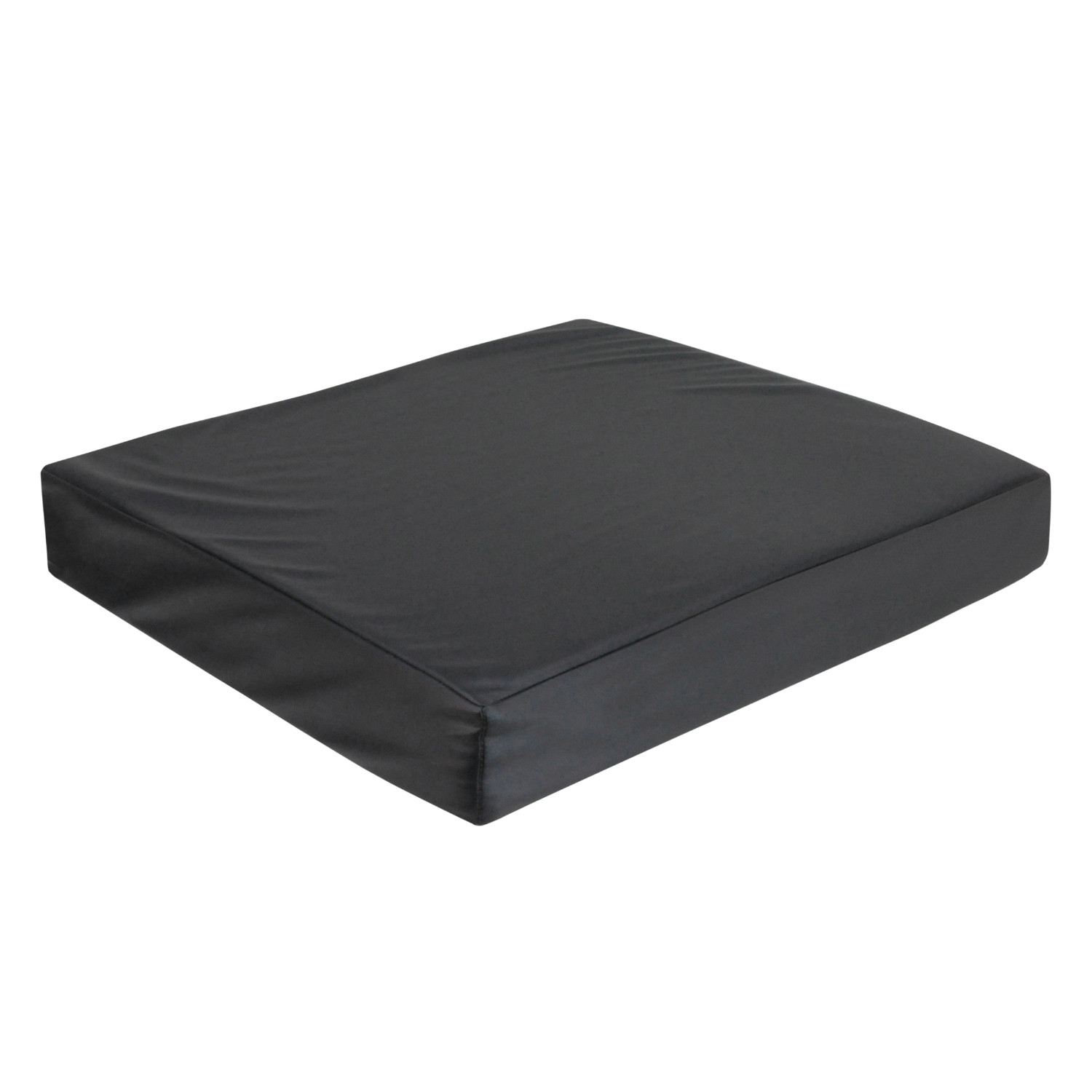 Aidapt Vinyl Wheelchair Cushion with Memory Foam - 406x406x50mm - Black - Image 3