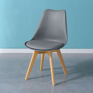 Set of 4 Grey Tulip Dining Chairs