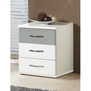 Duo Grey Bedside Table