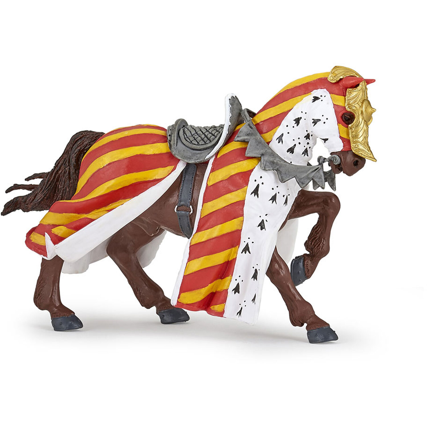 PAPO Fantasy World Tournament Horse Toy Figure - Black
