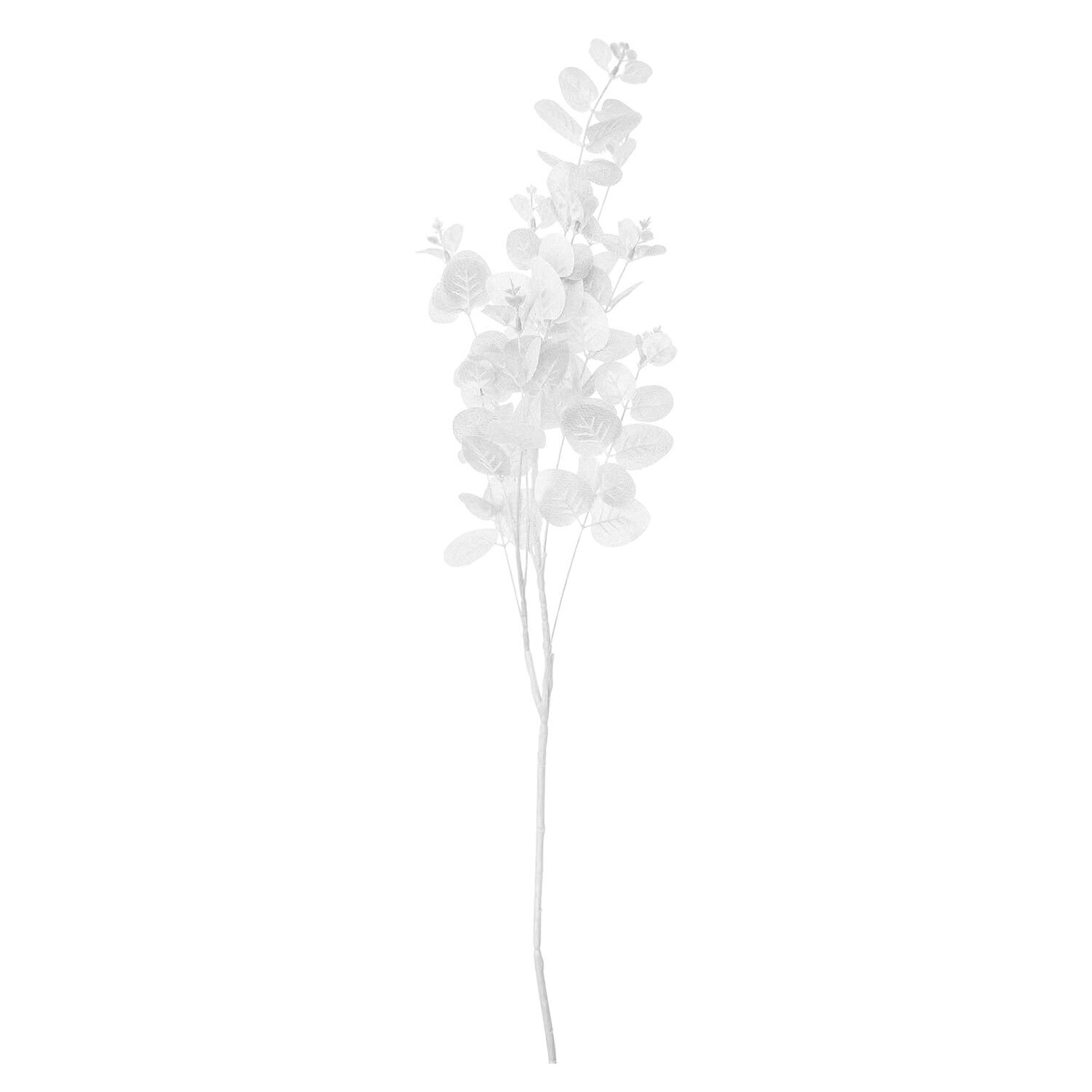 Silk Eucalyptus Spray - Grey / Silver