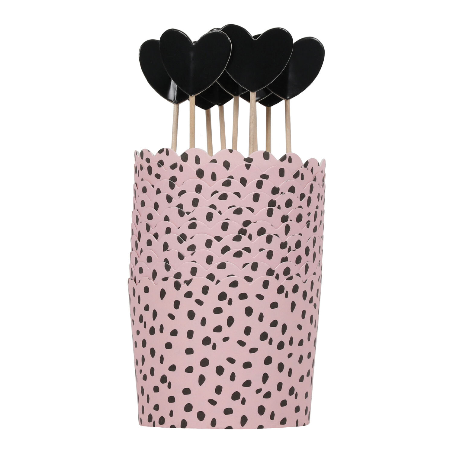 Image of Set of 10 Card Monochrome Cupcake&hellip;