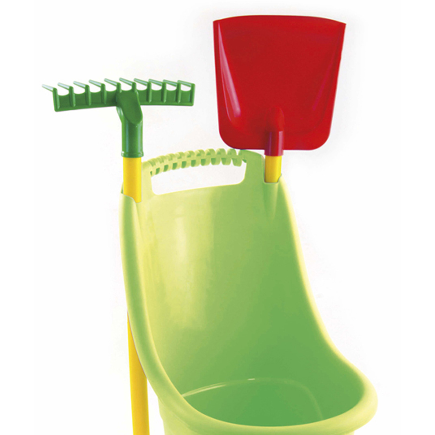 Image of Toy Garden Trolley with Tools - Green