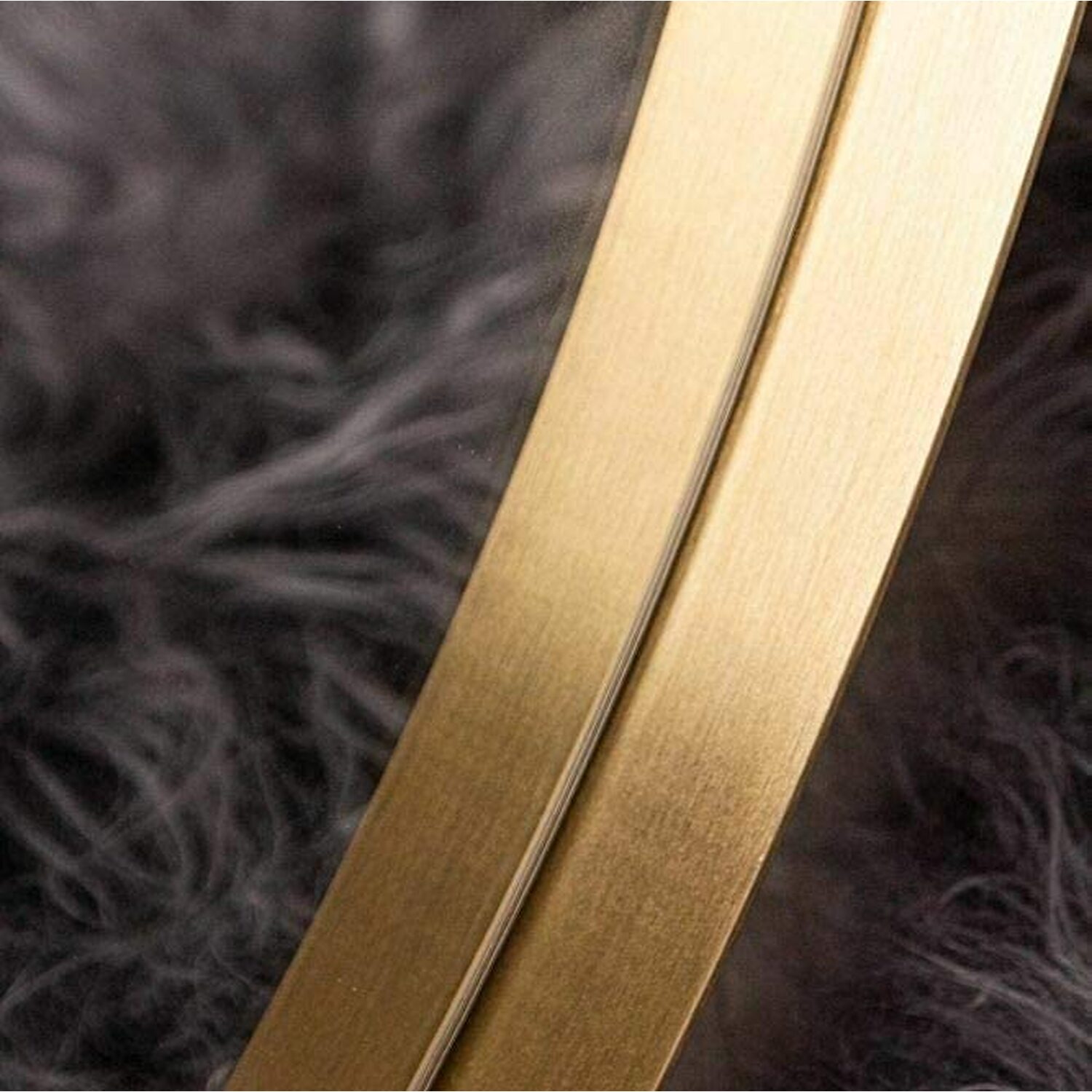 Round Gold Wall Mirror Aluminium Frame Deep Frame - Gold