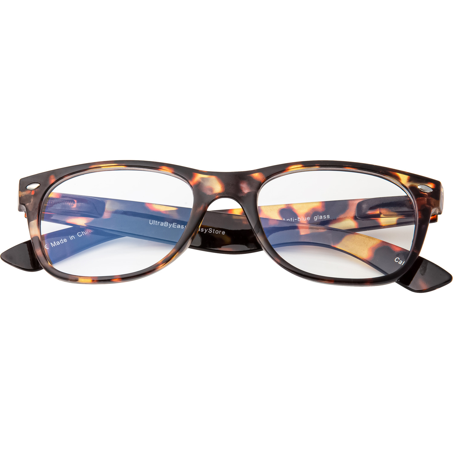Ultra Blue Light Blocking Glasses Brown Tortoiseshell Anti Blue Light - Tortoiseshell Classic