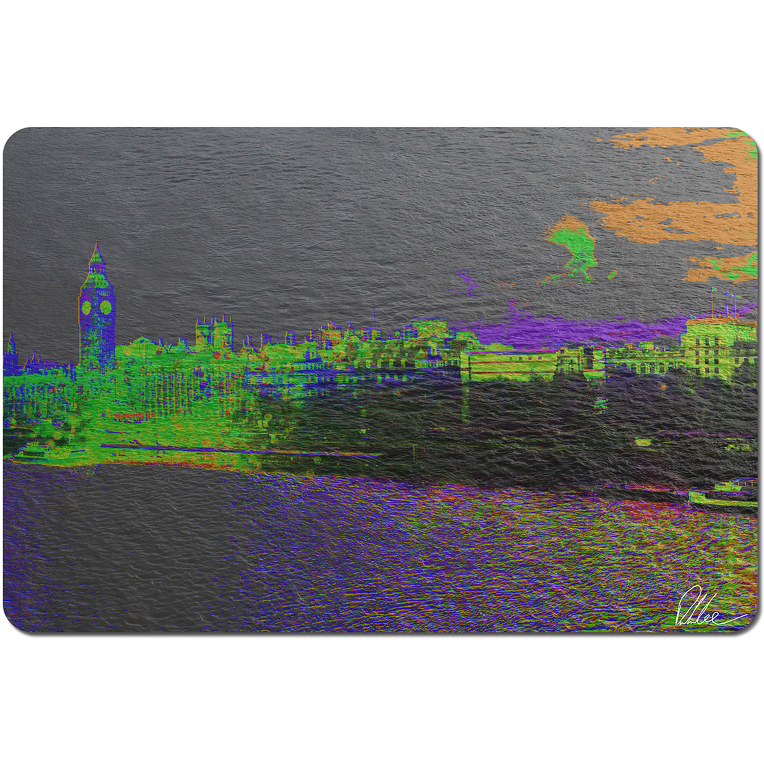 Landscape London With A Difference Placemat - Black