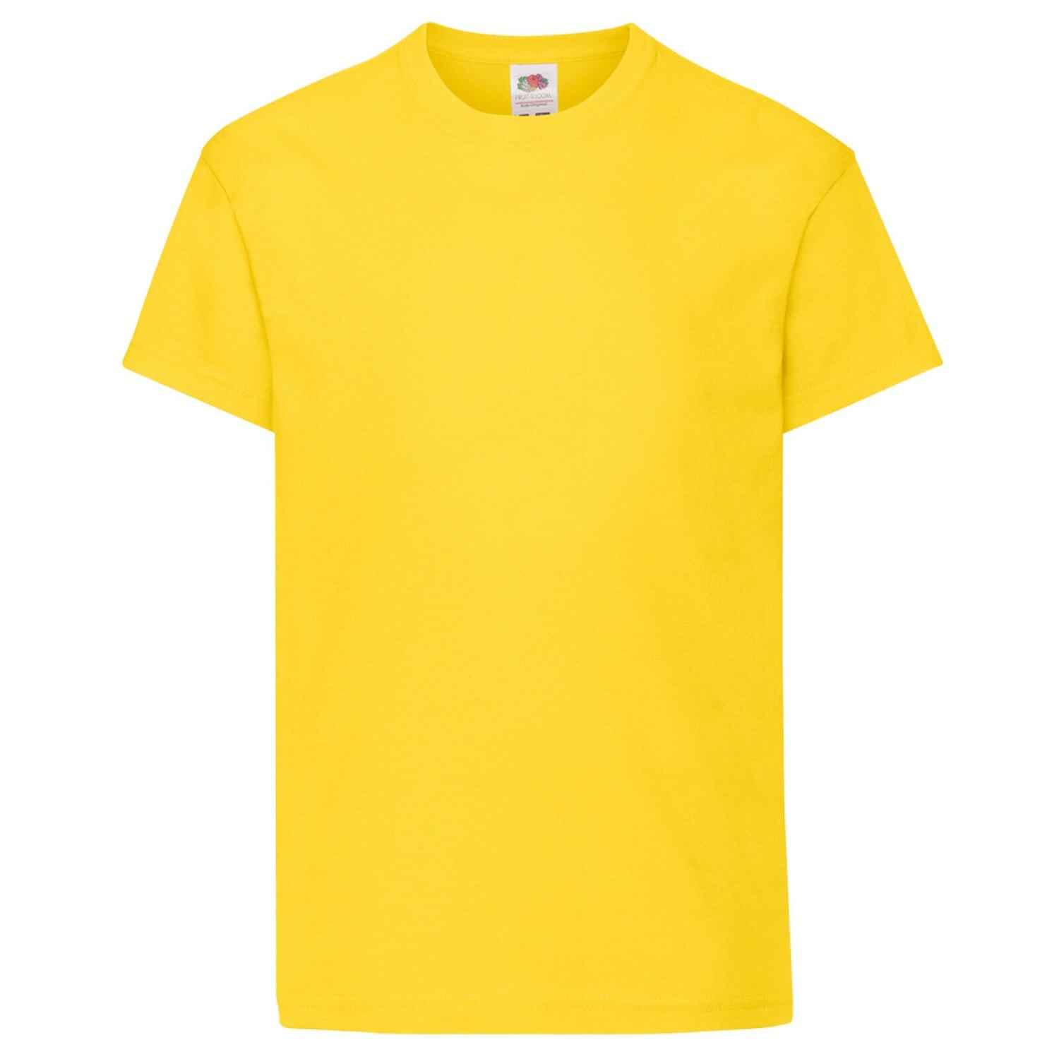 ChildrensKids Original Short Sleeve T-Shirt - RW4728 - Yellow / 9-11 Years / Yellow