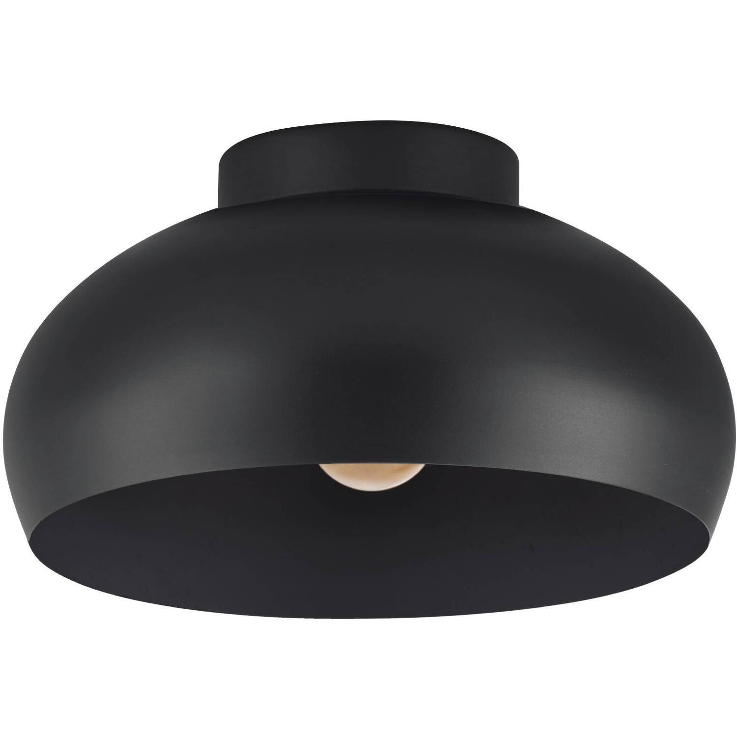 Eglo Ceiling Light Fitting Mogano 2 | flush mount ceiling lamp in industrial design, living room and hallway lighting made of black metal, E27 socket - Image 7