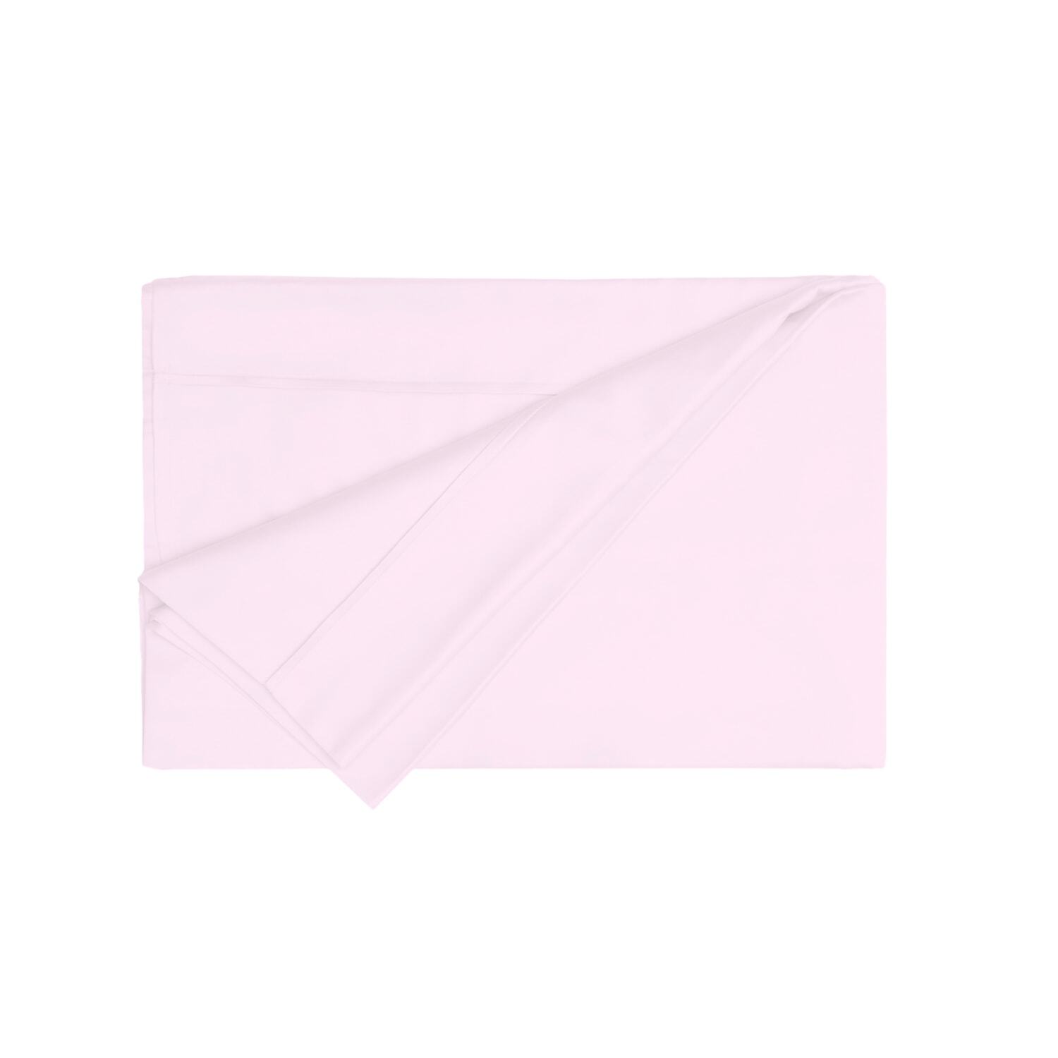 200 Thread Count Egyptian Cotton Flat Sheet - BM116 - Pink / Superking