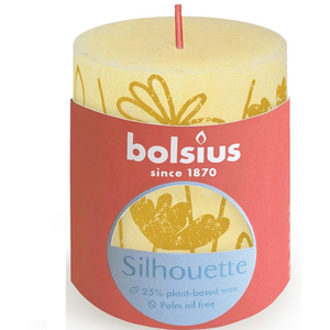 Bolsius Yellow Silhouette Candle (80 x 68 mm)