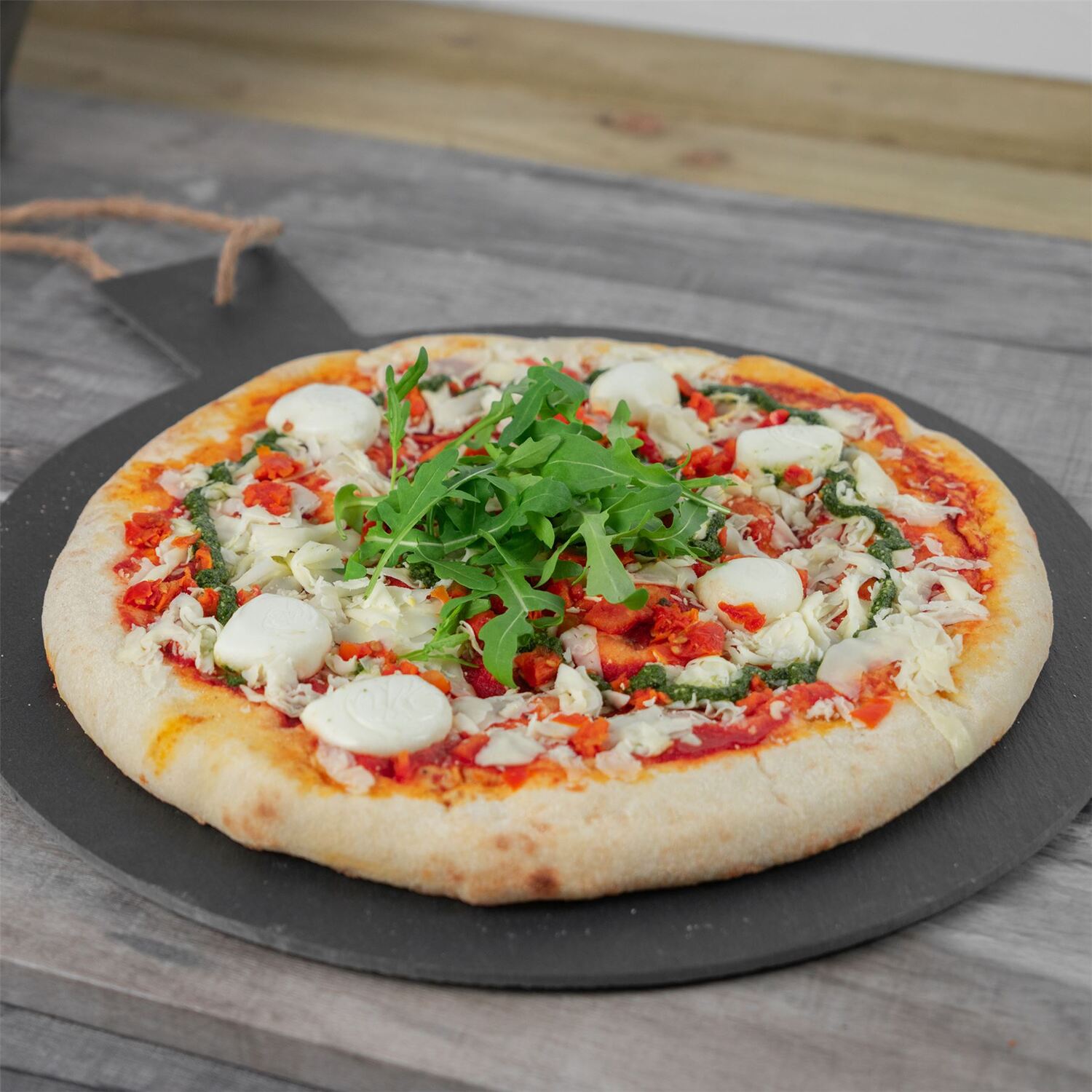 Image of Round Slate Serving Paddle - 34cm&hellip;