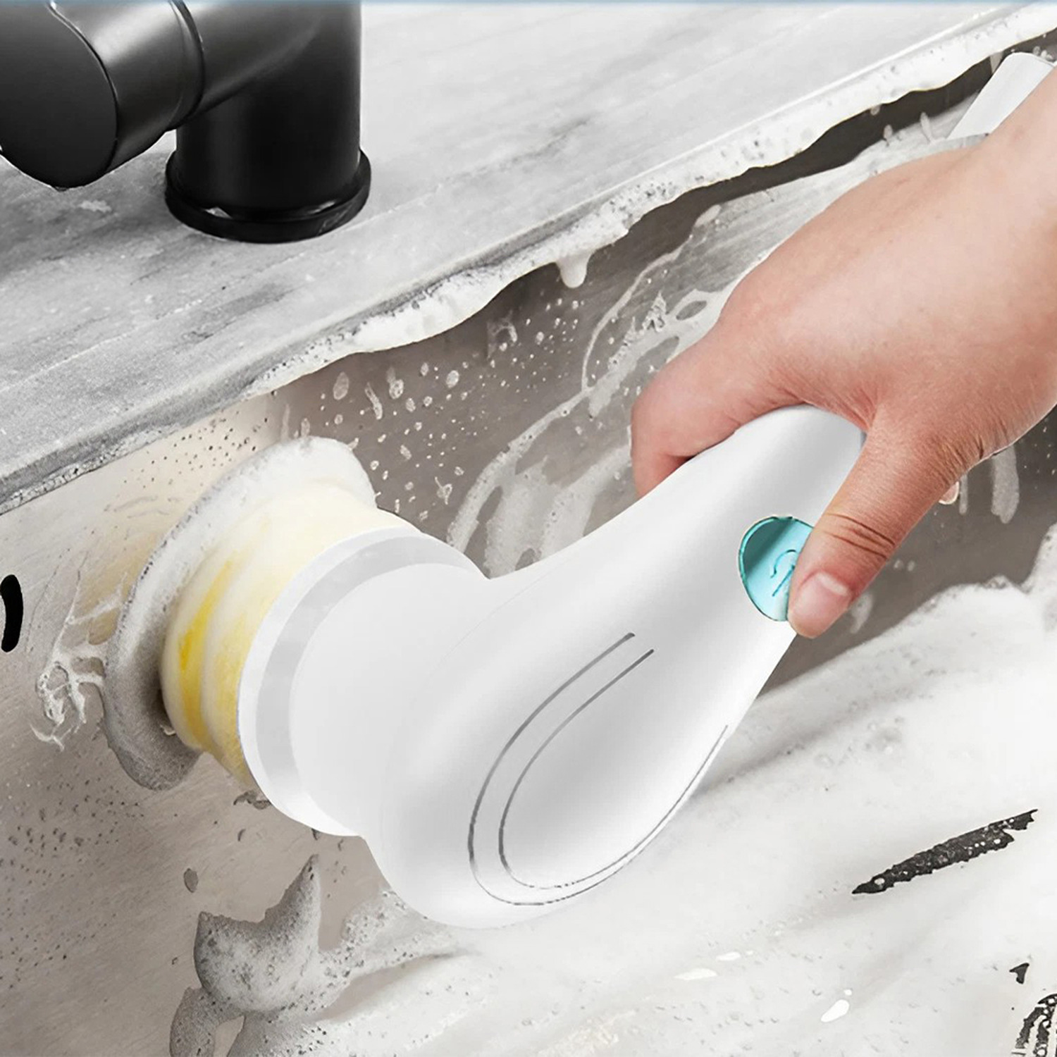 Image of Waterproof 5-in-1 Electric Handheld Cleaning Brush&hellip;