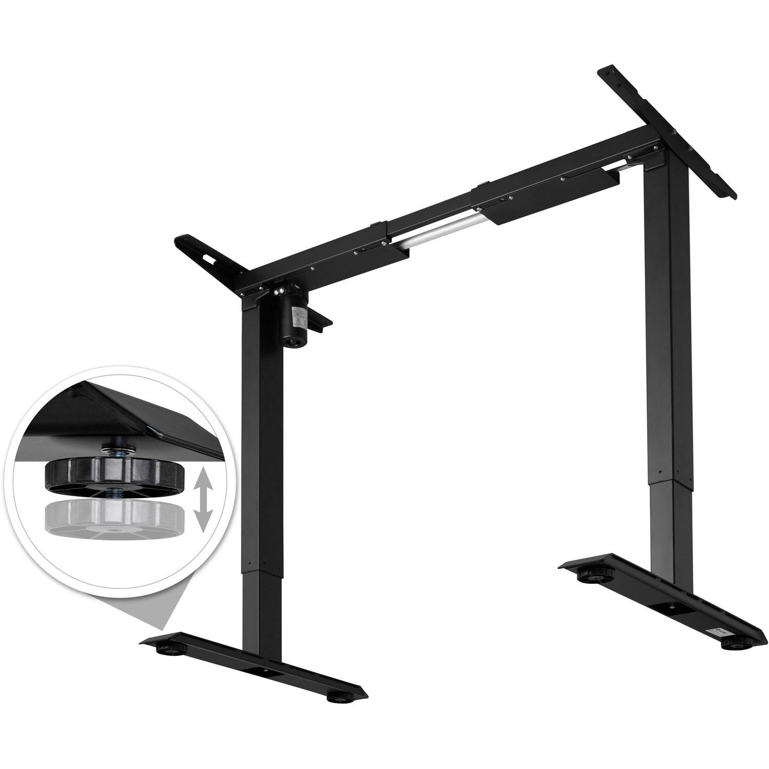 Motorised Standing Desk Frame - Black