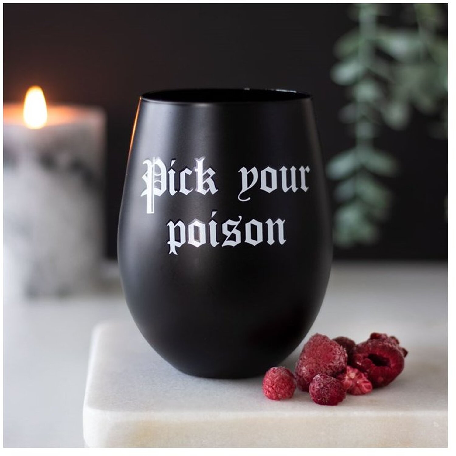 Image of Pick Your Poison Stemless Wine Glass&hellip;