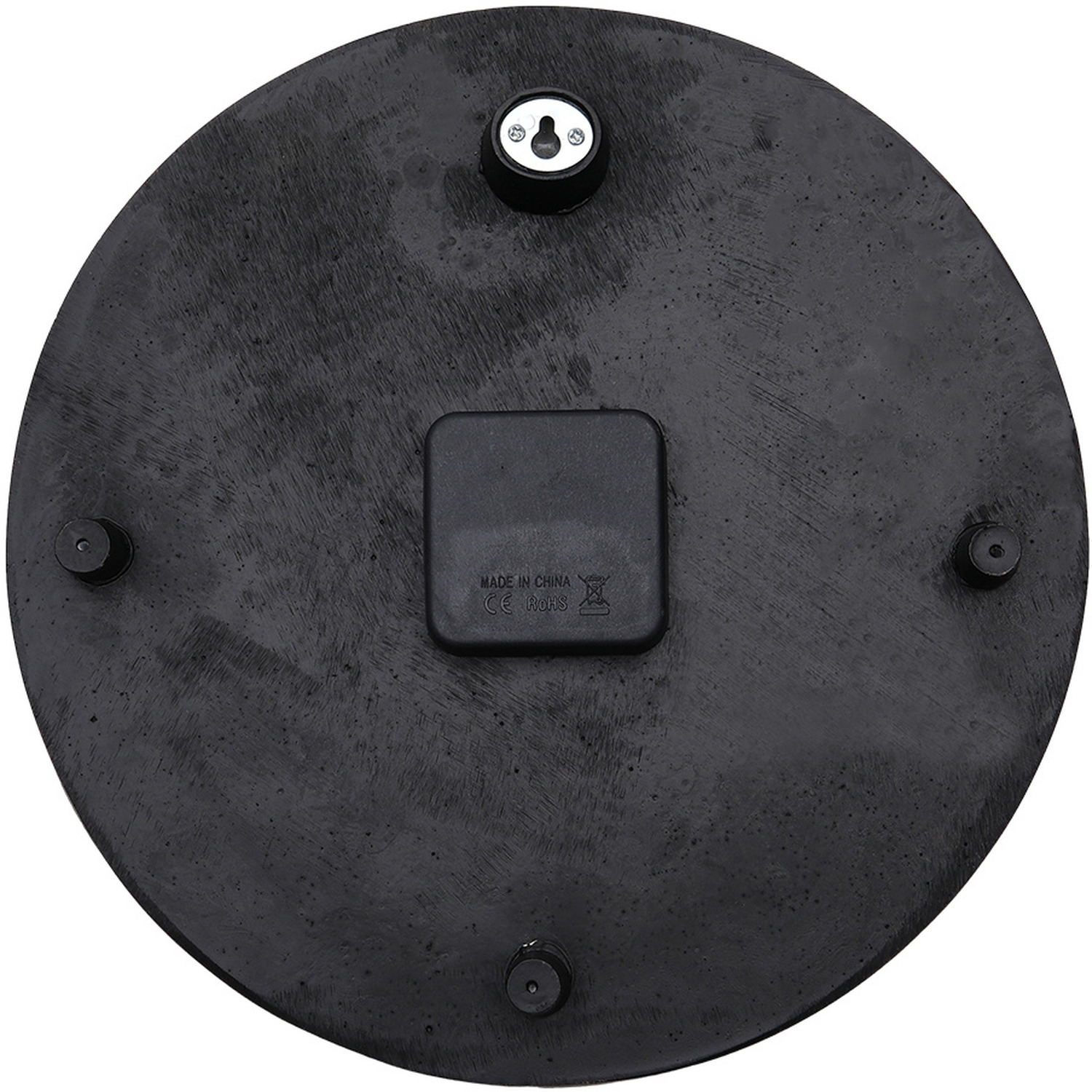 Industrial Round Roman Numeral Wall Clock - Gold And Black