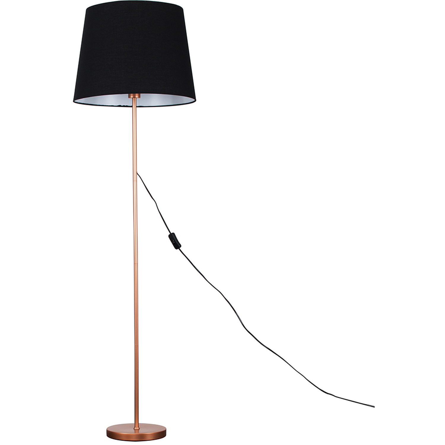 Image of Modern Floor Lamp In Copper Metal&hellip;