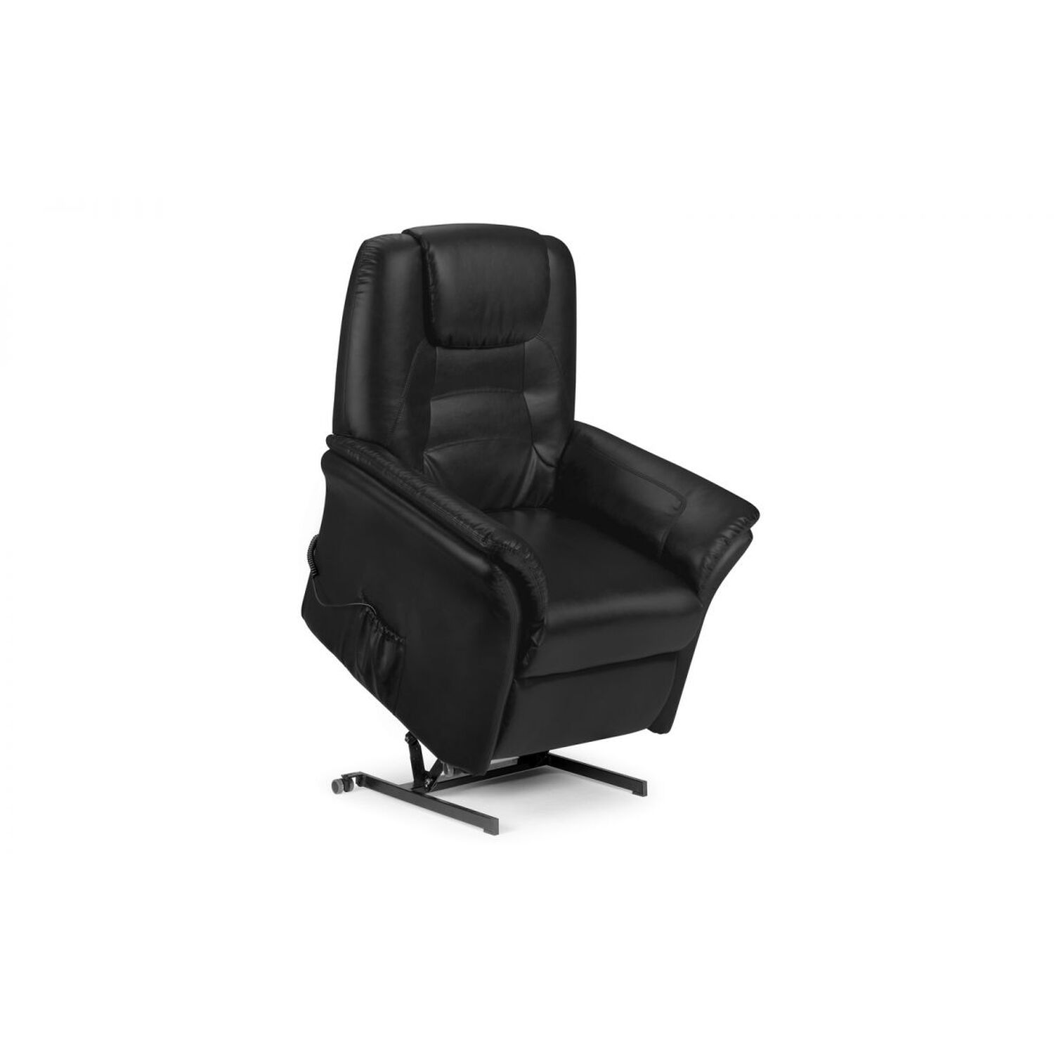 Rise And Recline Chair - Black 91cm