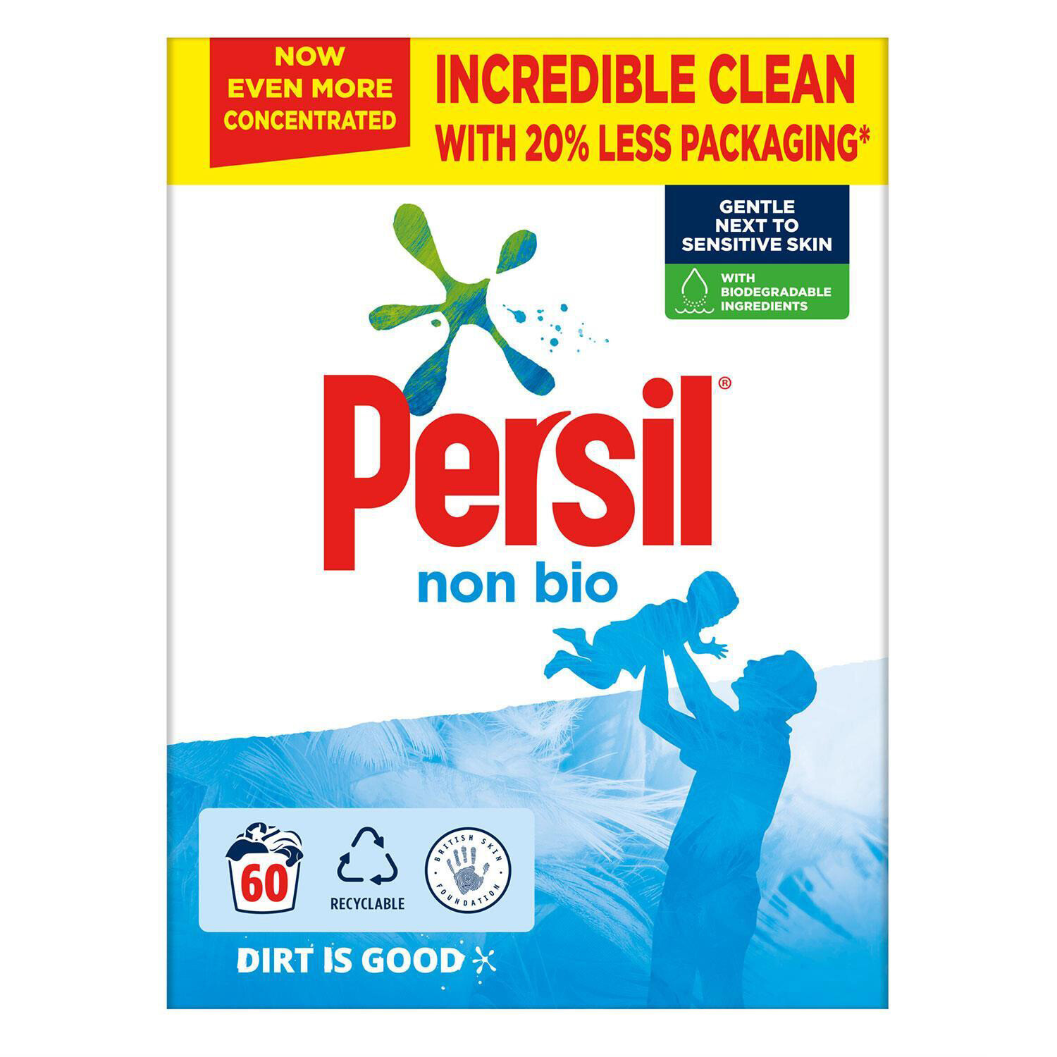 Persil Non Bio Laundry Powder - 60