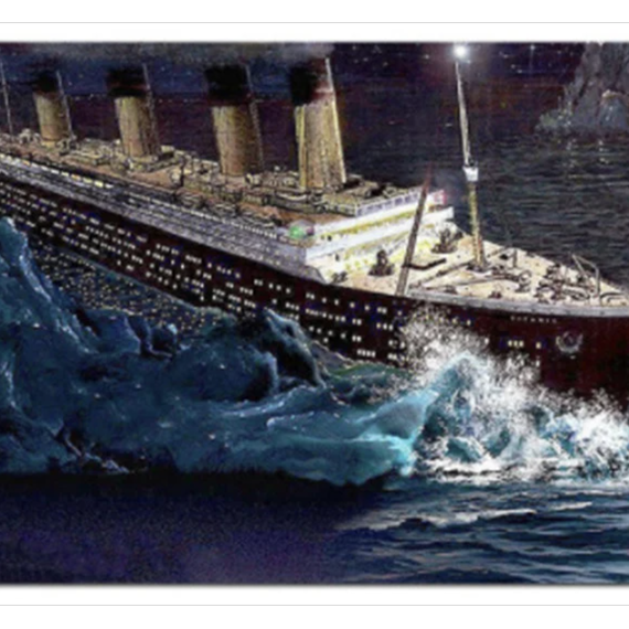 Titanic Boat Paint by Numbers Kit