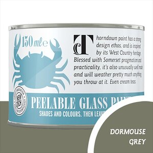 Thorndown Dormouse Grey Peelable Glass Paint