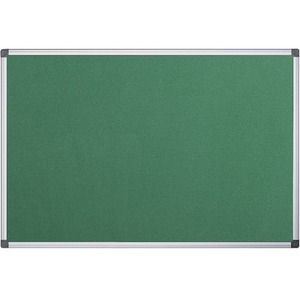 Notice Board Green Aluminium Frame 90cm x 120cm